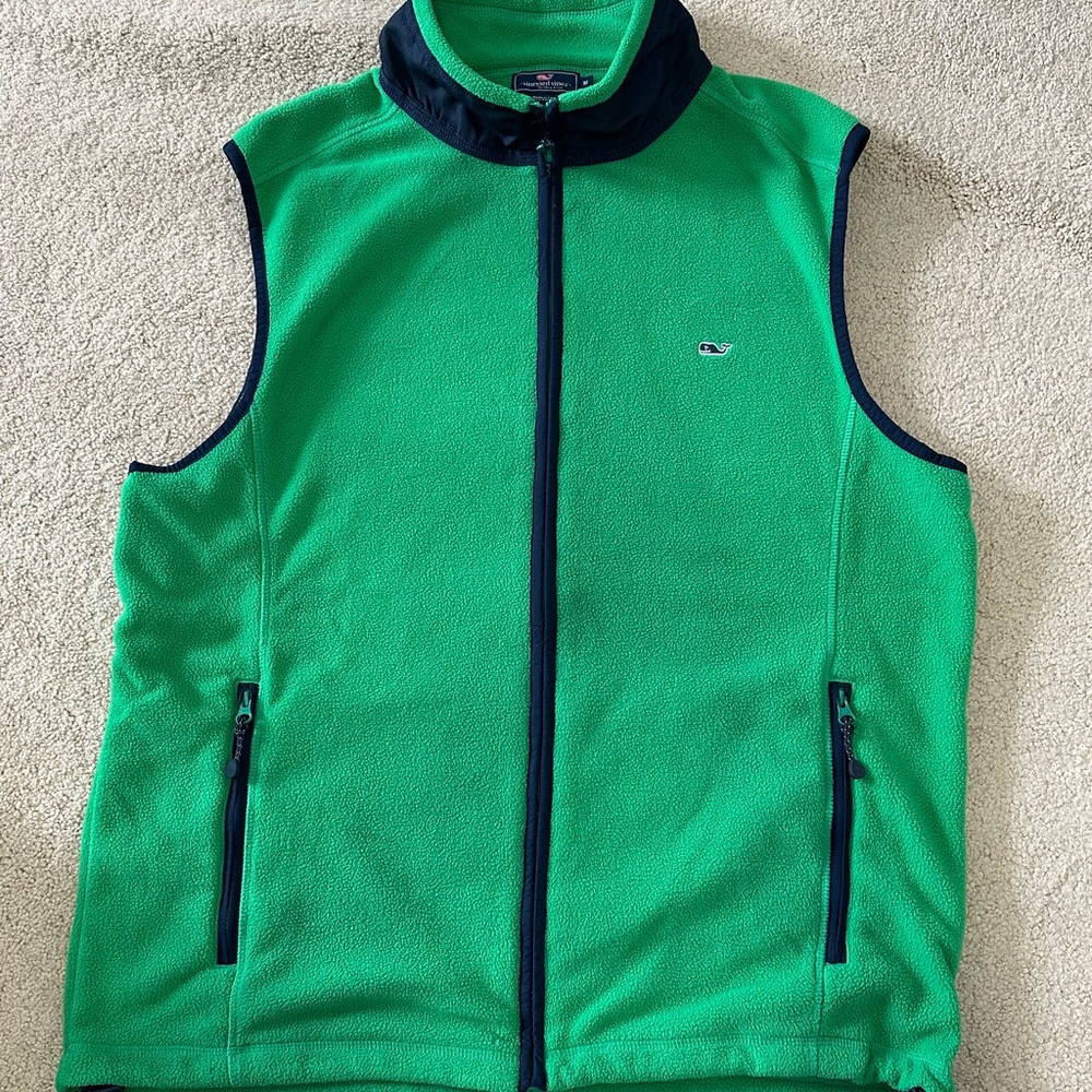 Vineyard Vines Men's Fleece Vest. Size Medium.